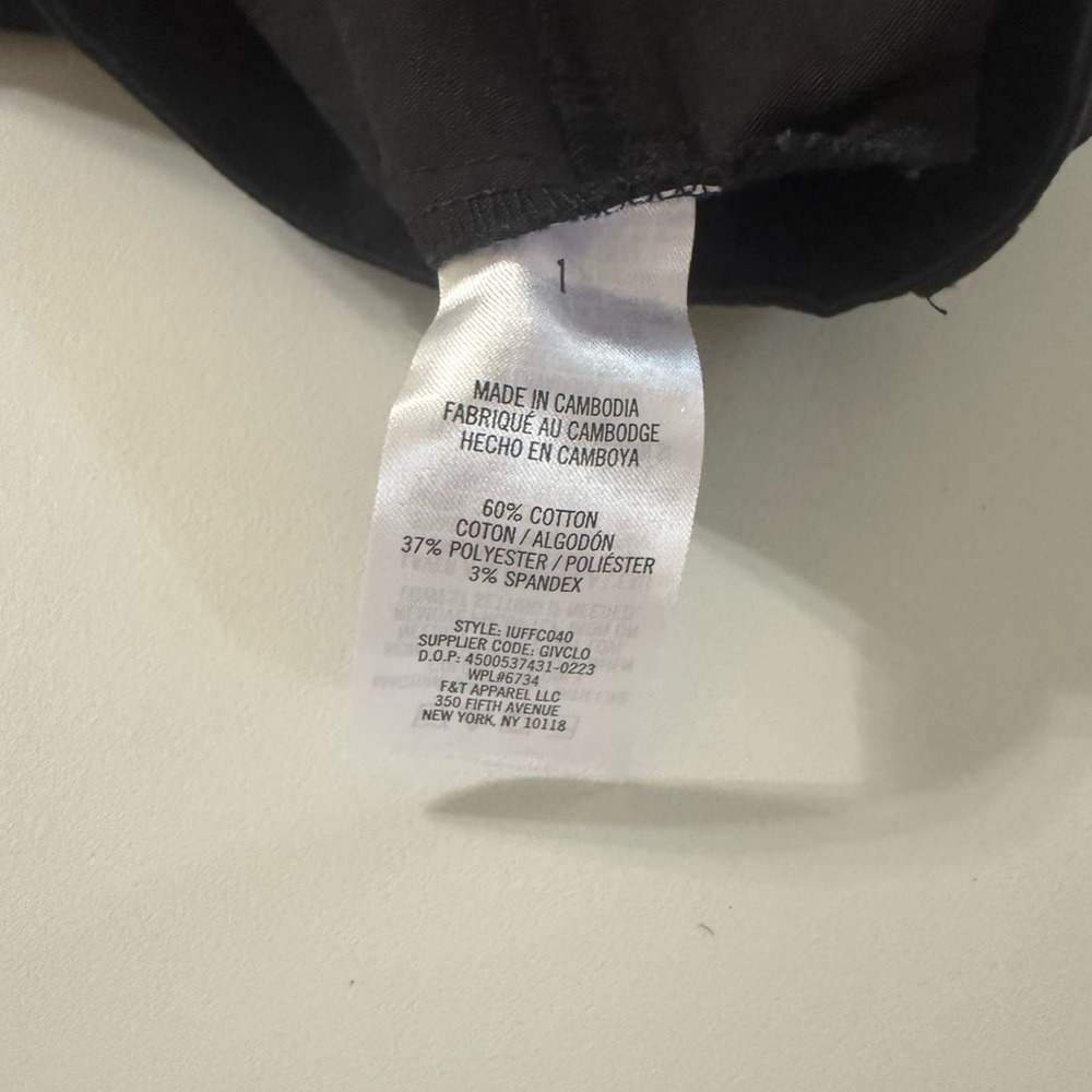IZOD Approved Schoolwear Black Easy Care Uniform Shorts Size 1 NWT - Picture 10 of 12
